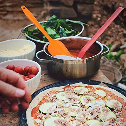 4 Piece Silicone Spatulas Heat Resistant 11inch Large Rubber Spatulas - Image 8