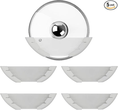 Universal Pot Lid Organizer for Cabinet, Fits 6" to 13.5" by VOBUYING