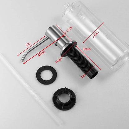 Soap Dispenser for Kitchen Sink, Built in Sink Soap Dispenser Lotion Dispenser - Image 7