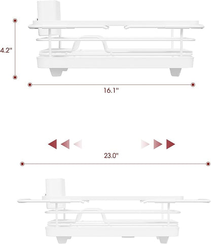 Sakugi Extendable Dish Drying Rack Over Sink - Image 3