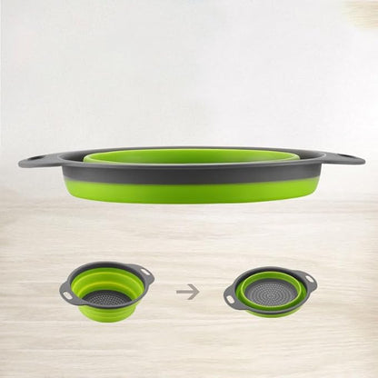 2 Pack Collapsible Colander Set, Emptycolor Foldable Collapsible Strainers - Image 7