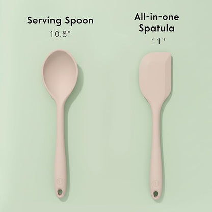Non-Toxic Platinum Silicone Kitchen Utensil Set of 2 – Non-Scratch Cooking - Image 7