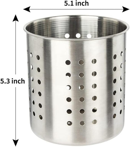 Saiveina Stainless Steel Utensil Holder Kitchen Holder Restaurant Cooking - Image 3