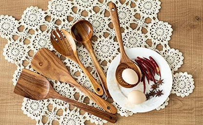 Wood Kitchen Utensils Set, Utensil set - Image 9