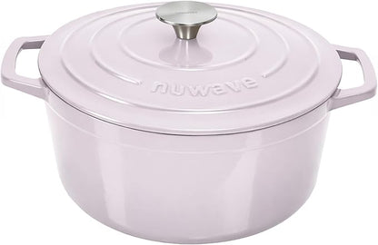 Nuwave 6QT Healthy Enameled Cast Iron Dutch Oven Pot by NuWave