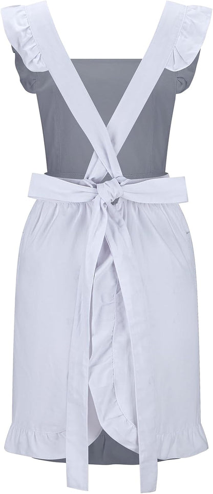 Hyzrz Retro Adjustable Ruffle Aprons - Image 2