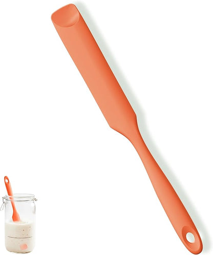 U-Taste Silicone Jar Spatula for Sourdough Starter: Long Skinny Food-Grade Jam by U-Taste