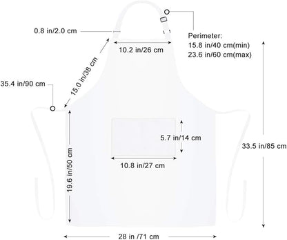 Jubatus 12 Pack Bib Aprons - Image 7
