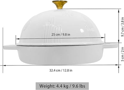 Flavehc Bread Oven Cast Iron Bread Dutch Oven - Image 5