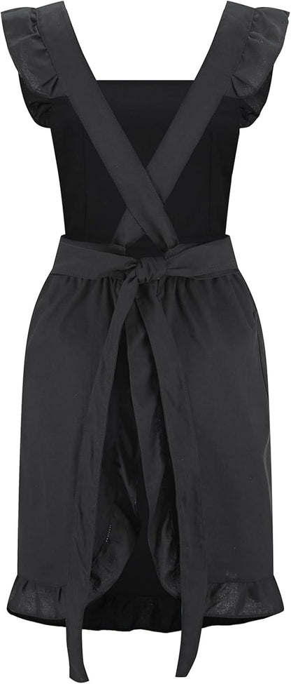 Hyzrz Retro Adjustable Ruffle Aprons - Image 2