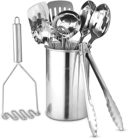 Avador® Premium Set of 10 Stainless Steel Kitchen Tool Set by AVADOR