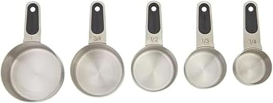 Farberware Professional Set of 5 Stainless Steel Measuring Cups, Precision and by Farberware