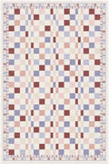 GarveeHome 2x3 Small Rug for Hallway Contemporary Colorful Purple Pink Floor by GarveeHome