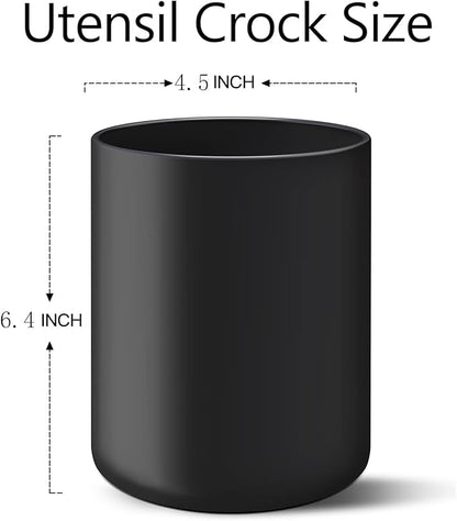 LATCHHOOK Matte Black Utensil Holder - Image 6