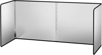 Splatter Guard for Frying Non-Stick 3 Sided Foldable Grease Splatter Screen by ANGINORLD
