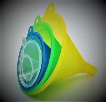 Funnels Variety Set of 5 Mini, Small to Larg Plastic Funnel - Image 2