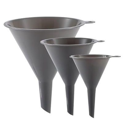 Plastic Kitchen Funnel Set of 3, Round Kitchen Funnels by DolphinSmile