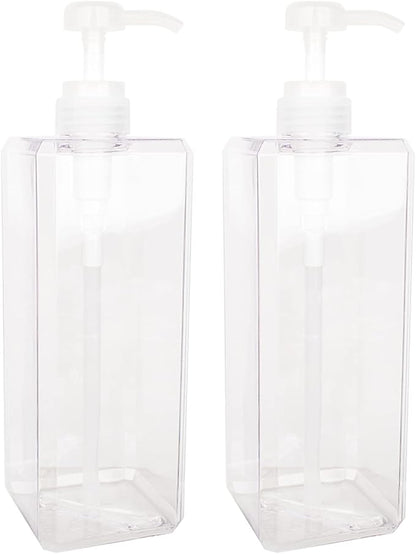 Pump Bottle, Refillable Plastic Empty Lotion Soap Dispenser Liquid Container by JiatuA