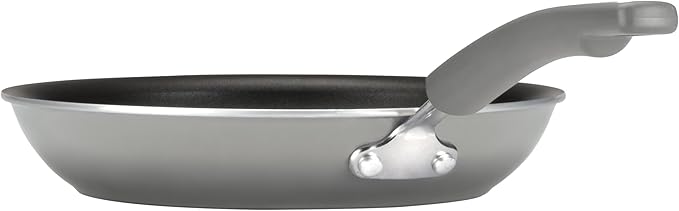Rachael Ray Brights Nonstick Cookware Pots and Pans Set, 14 Piece, Sea Salt Gray - Image 7