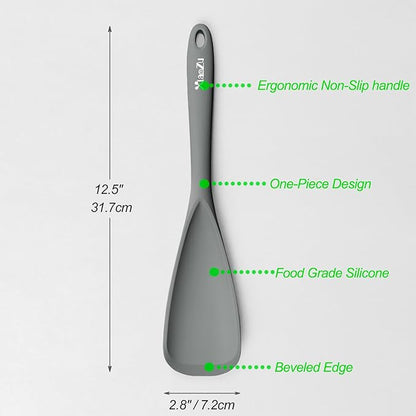 Silicone Spatula Spoon, Seamless Design, Safe - Image 2