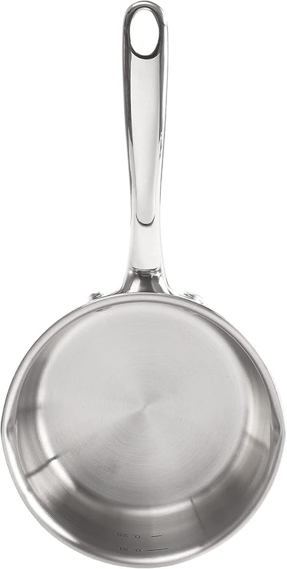 DEAYOU 18/10 Stainless Steel Butter Warmer Measuring Pan, 0.5-Quart Milk Warmer - Image 5