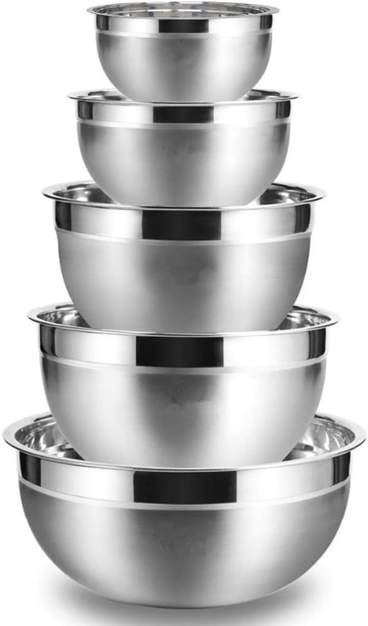 Mixing Bowls, Utensils for the Kitchen, Dishwasher Safe, 3.75L / 3.25L / 2.5L / by YUNYDSM