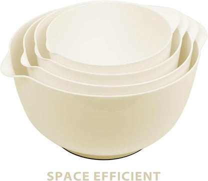 BoxedHome 4 Quart Large Plastic Mixing Bowls, Microwave Safe Mixing Bowl Set - Image 8