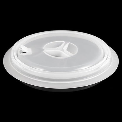 Kichwit Silicone Microwave Plate Cover Collapsible, Dishwasher Safe and BPA Free - Image 6