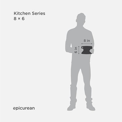 Kitchen Series 8" × 6" Cutting Board in Slate - Image 2