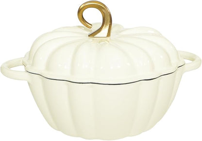 Pumpkin Cast Iron Dutch Oven by COOKWINCastIron