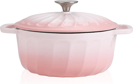 Enameled Cast Iron Dutch Oven Pot by NSIRONS