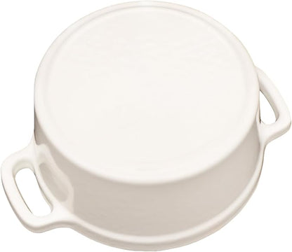 Flavehc Mini Cocotte 16 oz Mini Dutch Oven 0.5 qt. Cast Iron Garlic Roaster - Image 6