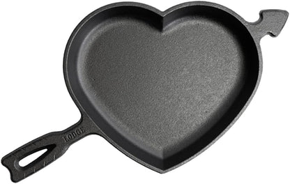 Lodge Seasoned Cast Iron Heart Skillet by Lodge