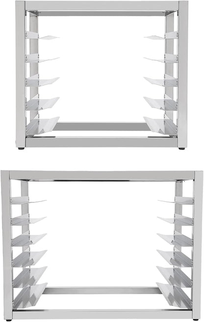 6 Tier Bun Pan Rack, Aluminum Bakery Rack - Image 3