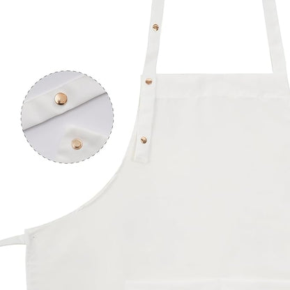 Tosewever Art Aprons for Women Painting Pottery Baking, Mens Buckle Straps - Image 2