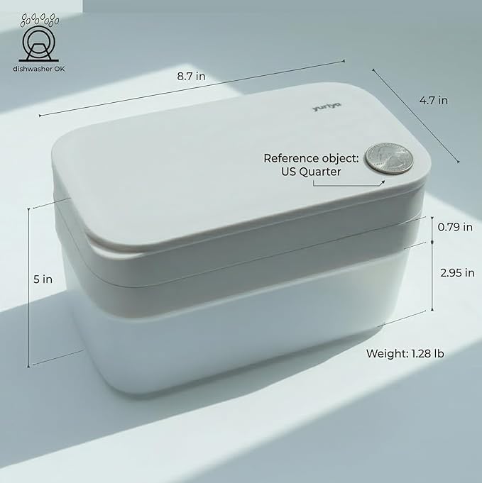 Ice Cube Tray Set with Lid & Bin, 2 Silicone Trays, Easy-Release, Leak-Proof - Image 8