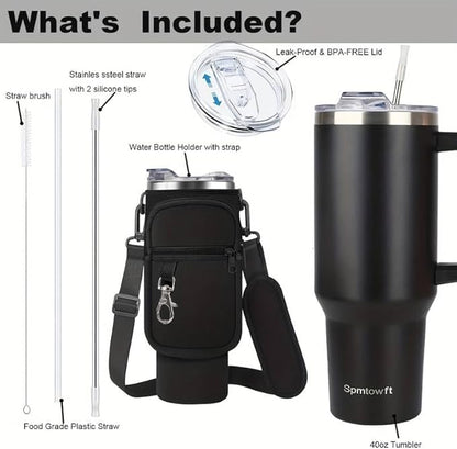 40oz Stainless Steel Double Vacuum Tumbler - Image 9