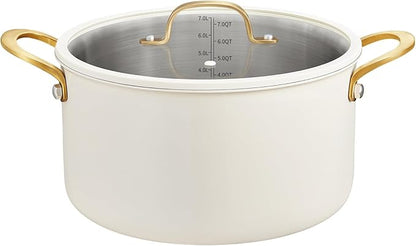 BEZIA 8 Quart Stainless Steel Stock Pot, Casserole by BEZIA