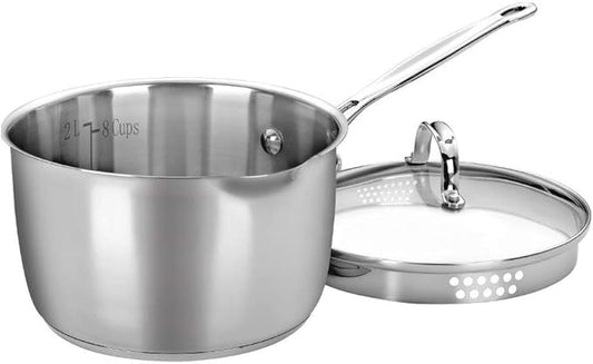 Cuisinart 7193-20P Chef's Classic Stainless 3-Quart Cook and Pour Saucepan by Cuisinart