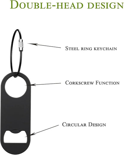5 PACK Stainless Steel Flat Bottle Opener - Image 3