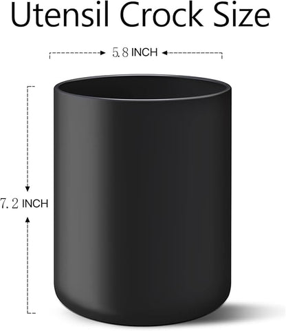 LATCHHOOK Black Kitchen Utensil Holder - Image 6