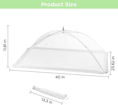2 Pack Extra Large Mesh Food Covers - Image 3