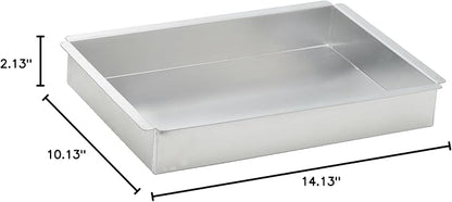 Winco 2-Inch Deep Aluminum Rectangular Cake Pan, 9-Inch by 13-Inch - Image 2
