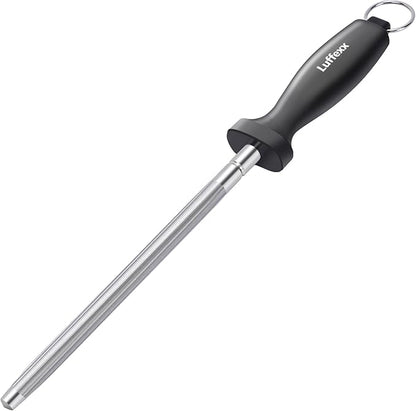 Professional 12-Inch Knife Sharpening Rod, High-Carbon honing rod to Sharpen by Unknown