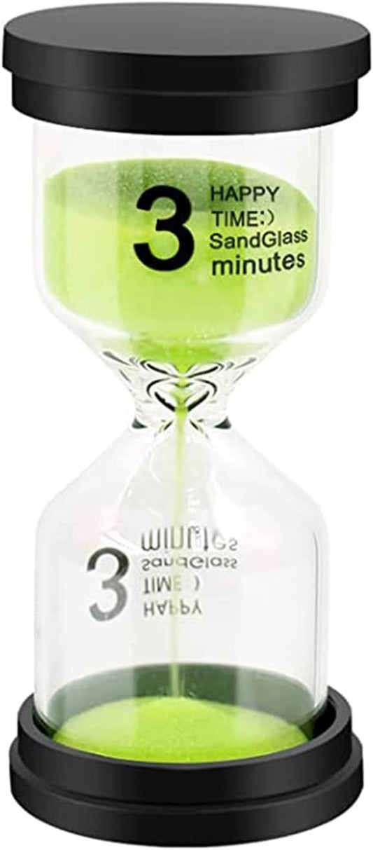 Sand Timer, Sand Timers Colorful 3 Minutes Sandglass Timer by Monsin