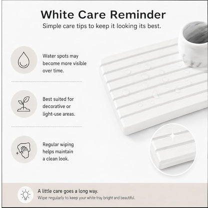 2PCS Water Absorbing Stone Drying Tray Mat - Image 4