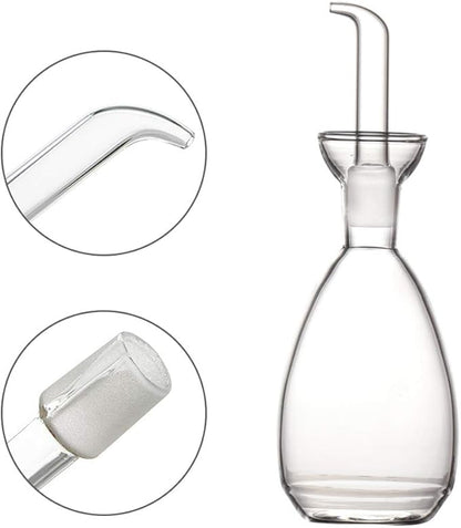 Affogato Glass Oil Bottle with Spout, Olive Oil Dispenser Vinegar Drizzler - Image 2