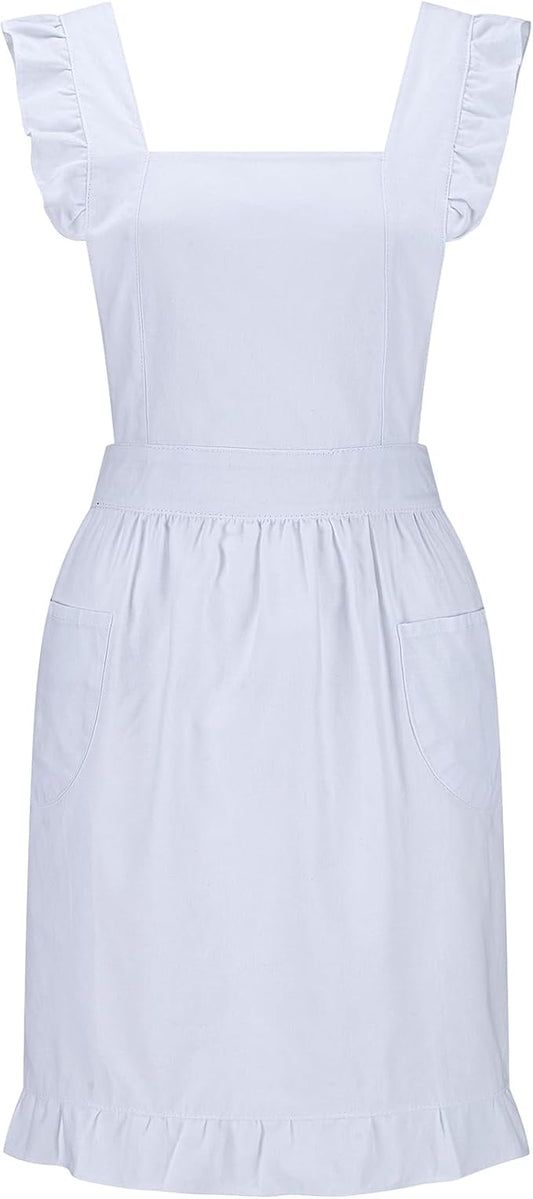 Hyzrz Retro Adjustable Ruffle Aprons by Hyzrz