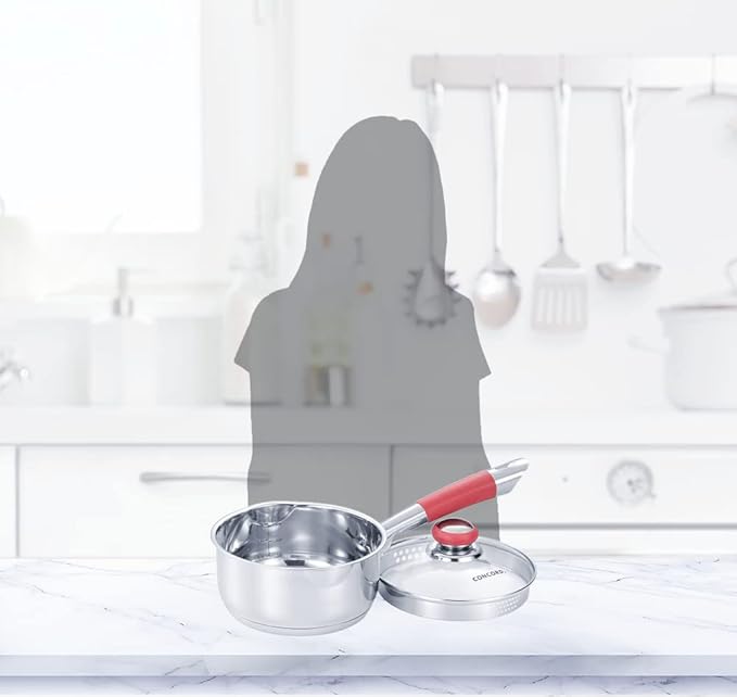 Concord 3 Quart Stainless Steel Saucepan - Image 7