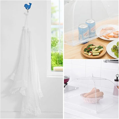 Food Covers, SPANLA 4 Pack Large and Tall Mesh Food Covers - Image 6